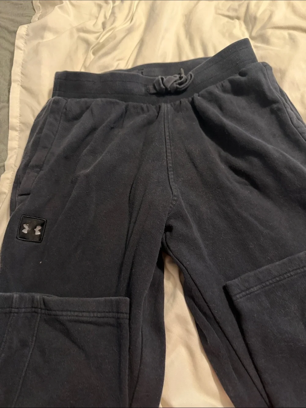 Under Armour Men's Navy/Black Fleece Joggers